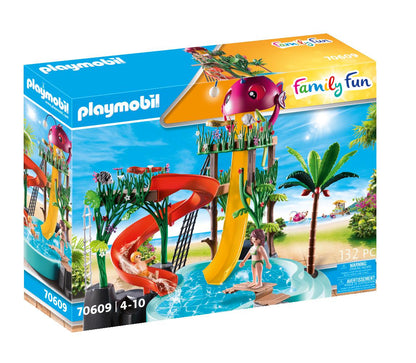 Playmobil 70609 Family Fun Aqua Park Water Park with Slides