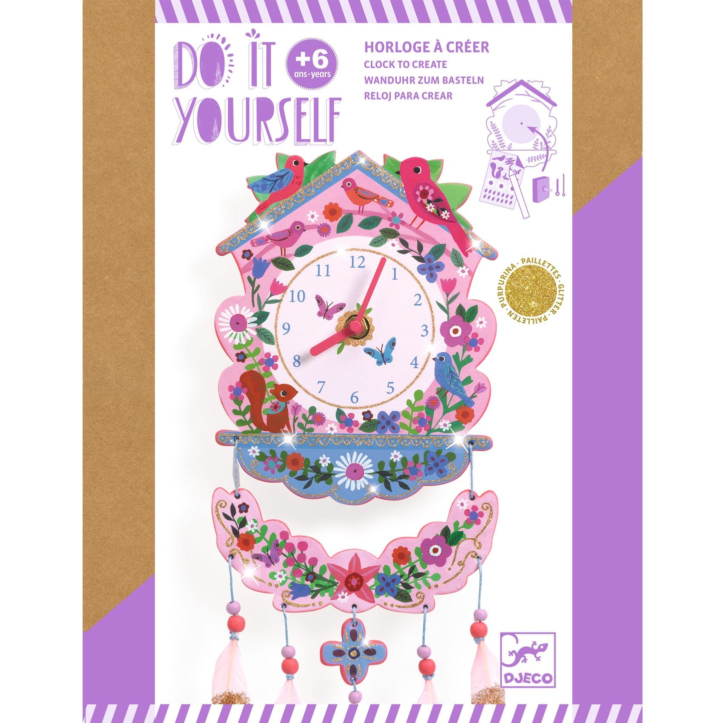 Djeco DIY Clock To Create Cuckoo