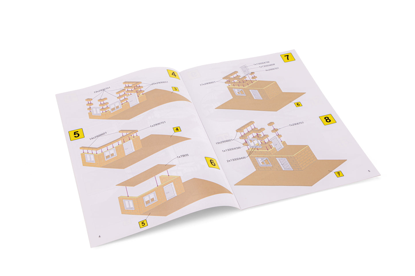 Teifoc Brick Construction Set Villa with Garage
