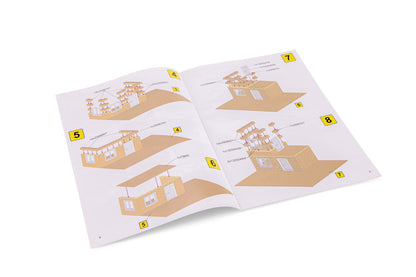 Teifoc Brick Construction Set Villa with Garage