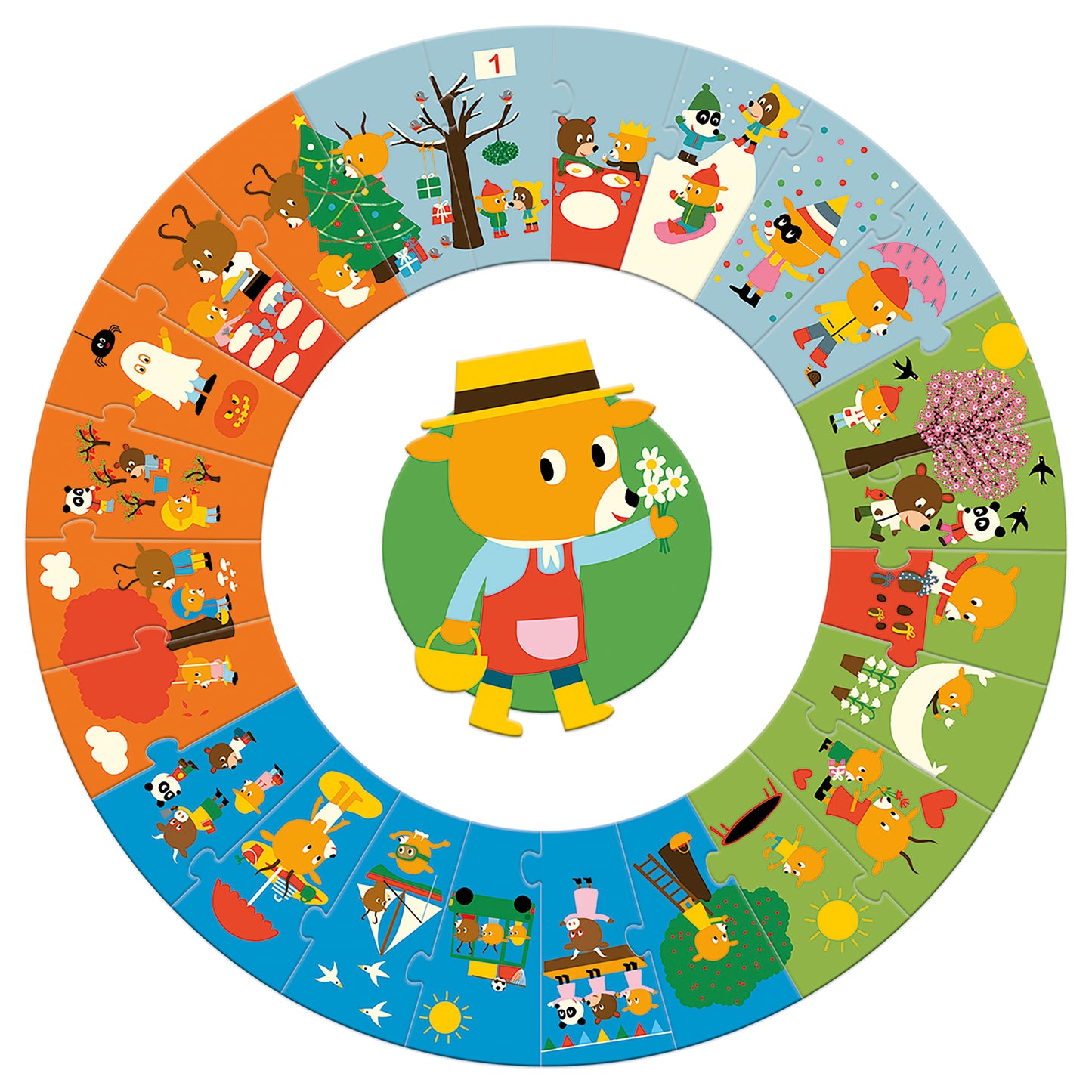 Djeco The Year Jigsaw Puzzle