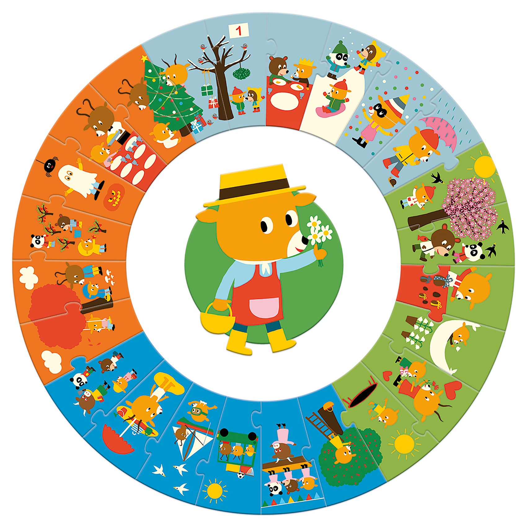 Djeco The Year Jigsaw Puzzle