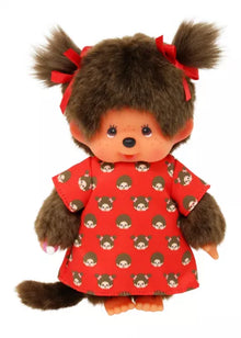 Monchhichi Girl Dress With Print 20Cm