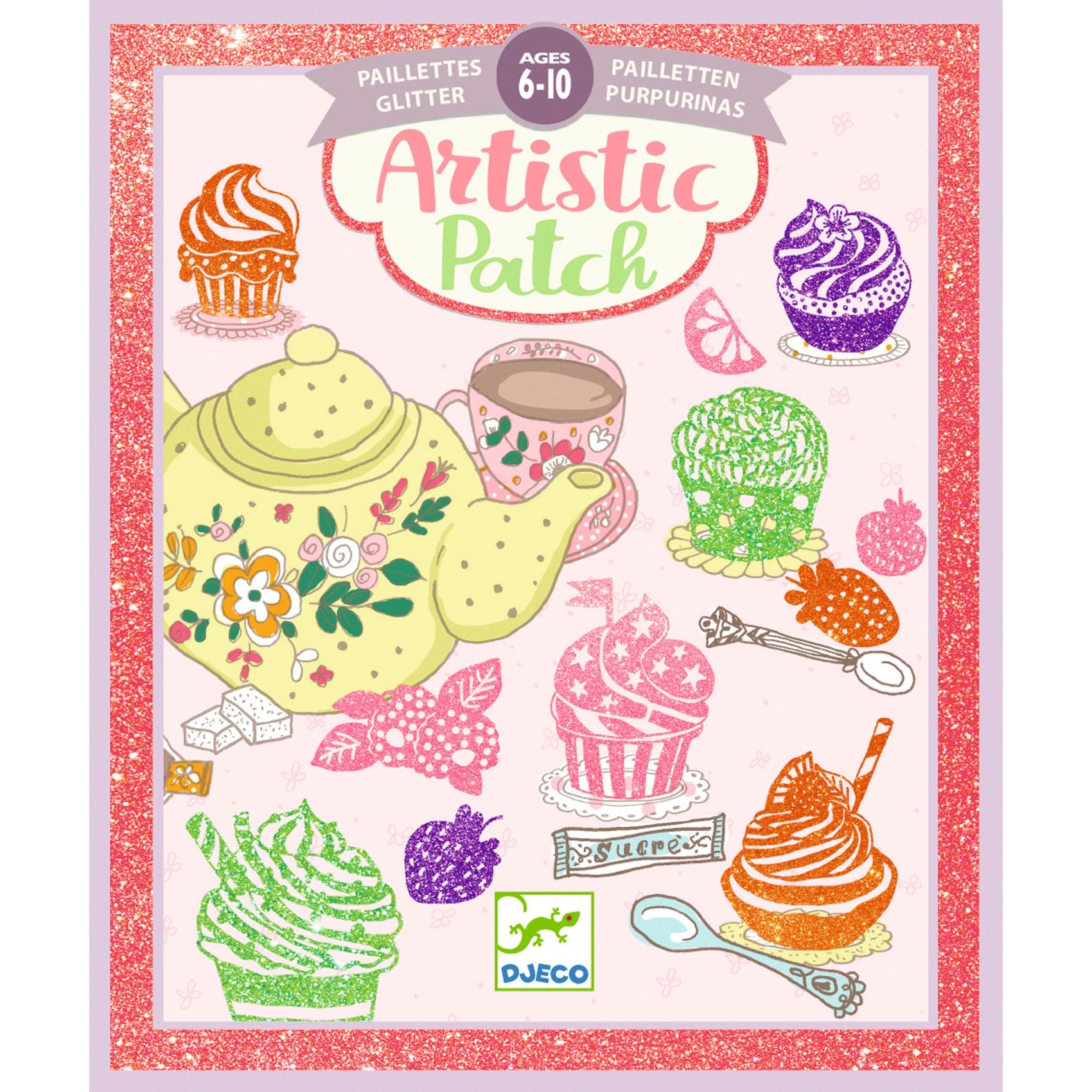 Djeco Artistic Patch Glitter - Sweets