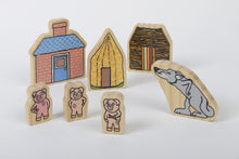 Yellow Door The Three Little Pigs Wooden Characters