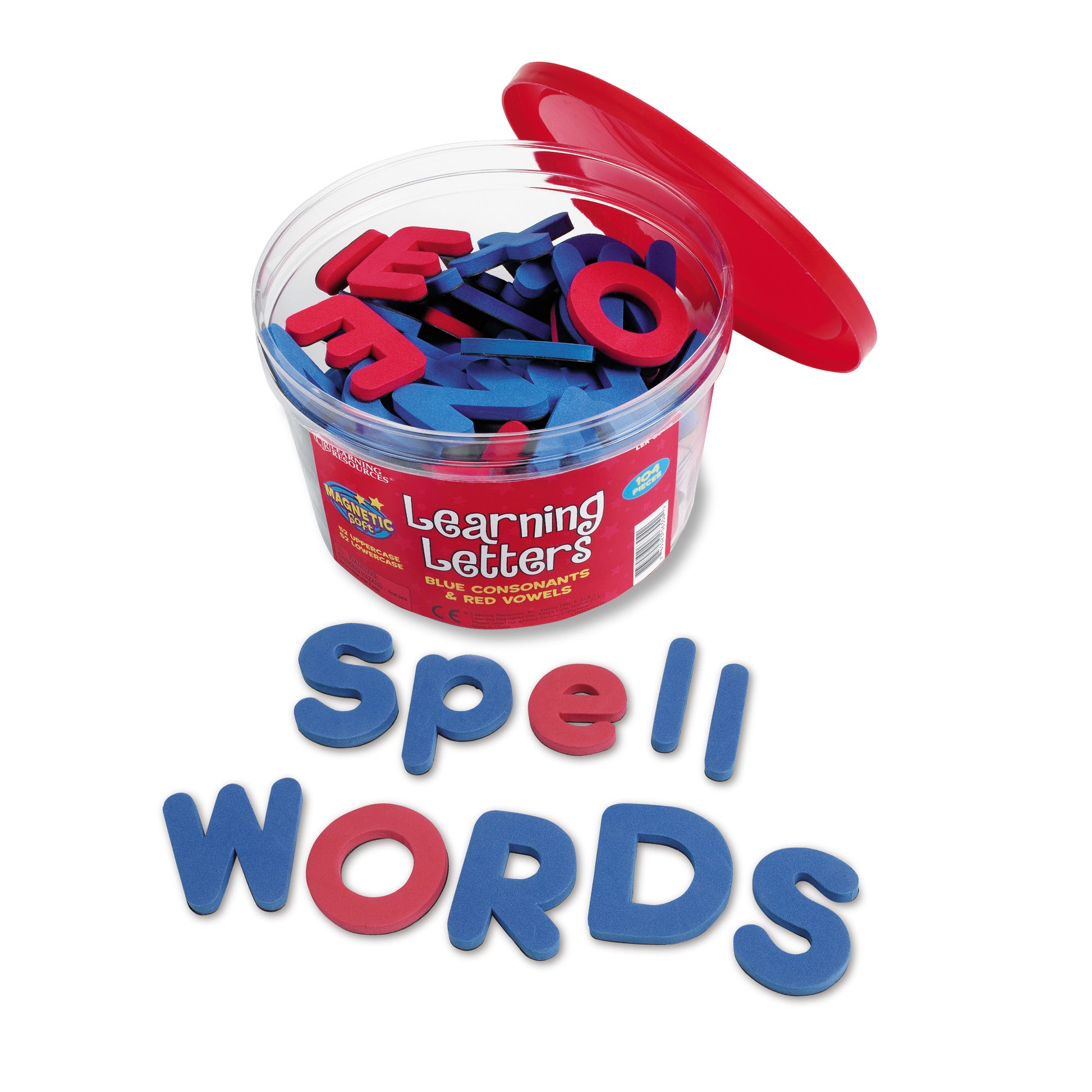 Learning Resources (M) Soft Foam Magnetic Learning Letters