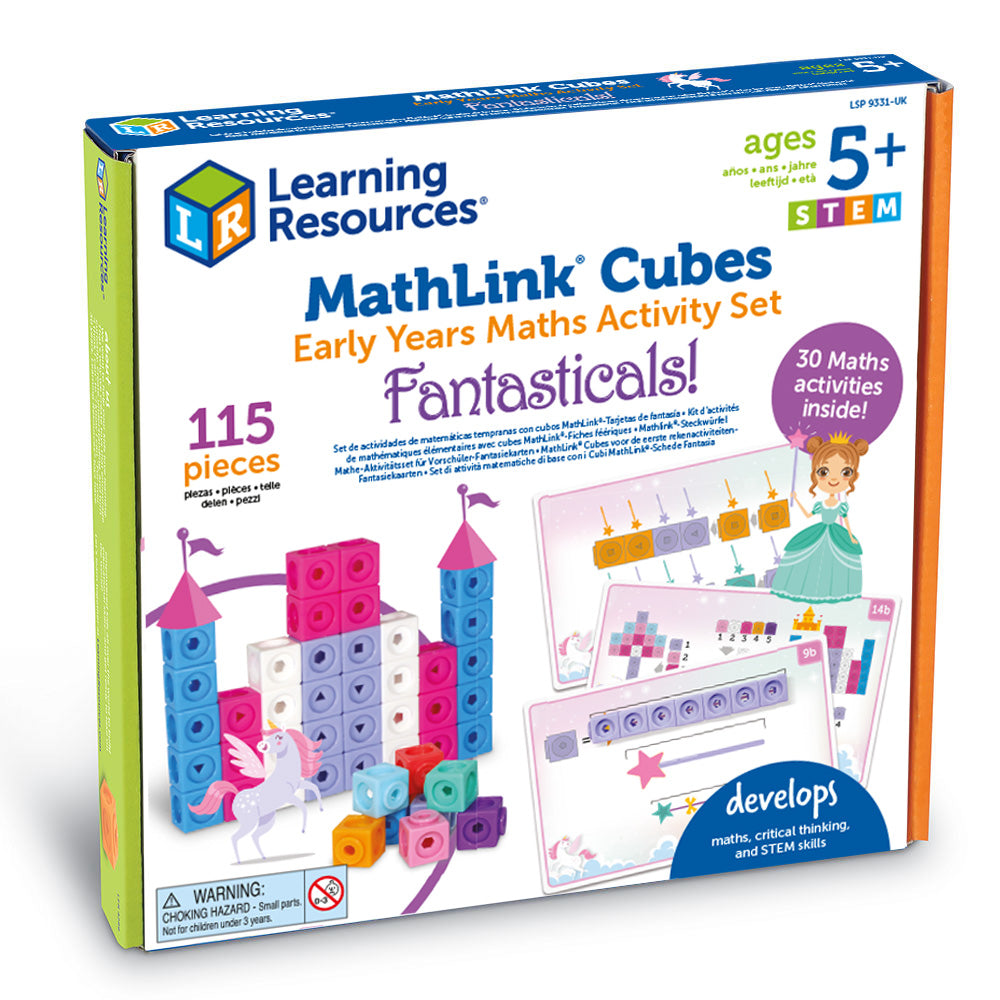 Learning Resources Mathlink® Cubes Early Maths Activity Set - Fantasticals