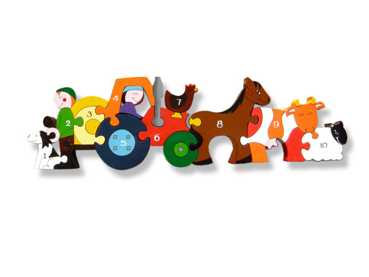 Alphabet Jigsaws Number Farm