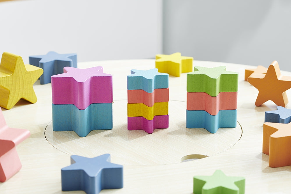 Tickit Rainbow Wooden Stars