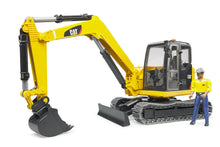 Bruder Cat Mini Excavator W/ Worker