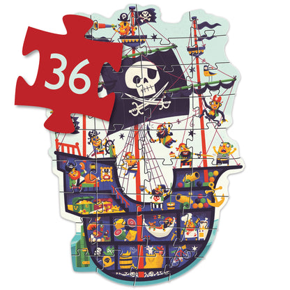 Djeco The Pirate Ship Giant Puzzles