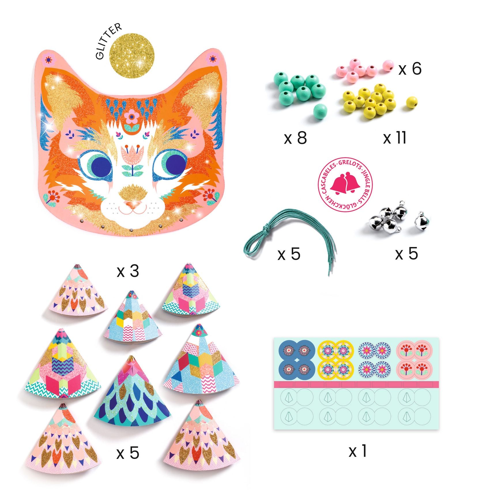 Djeco DIY Kitty Windchime