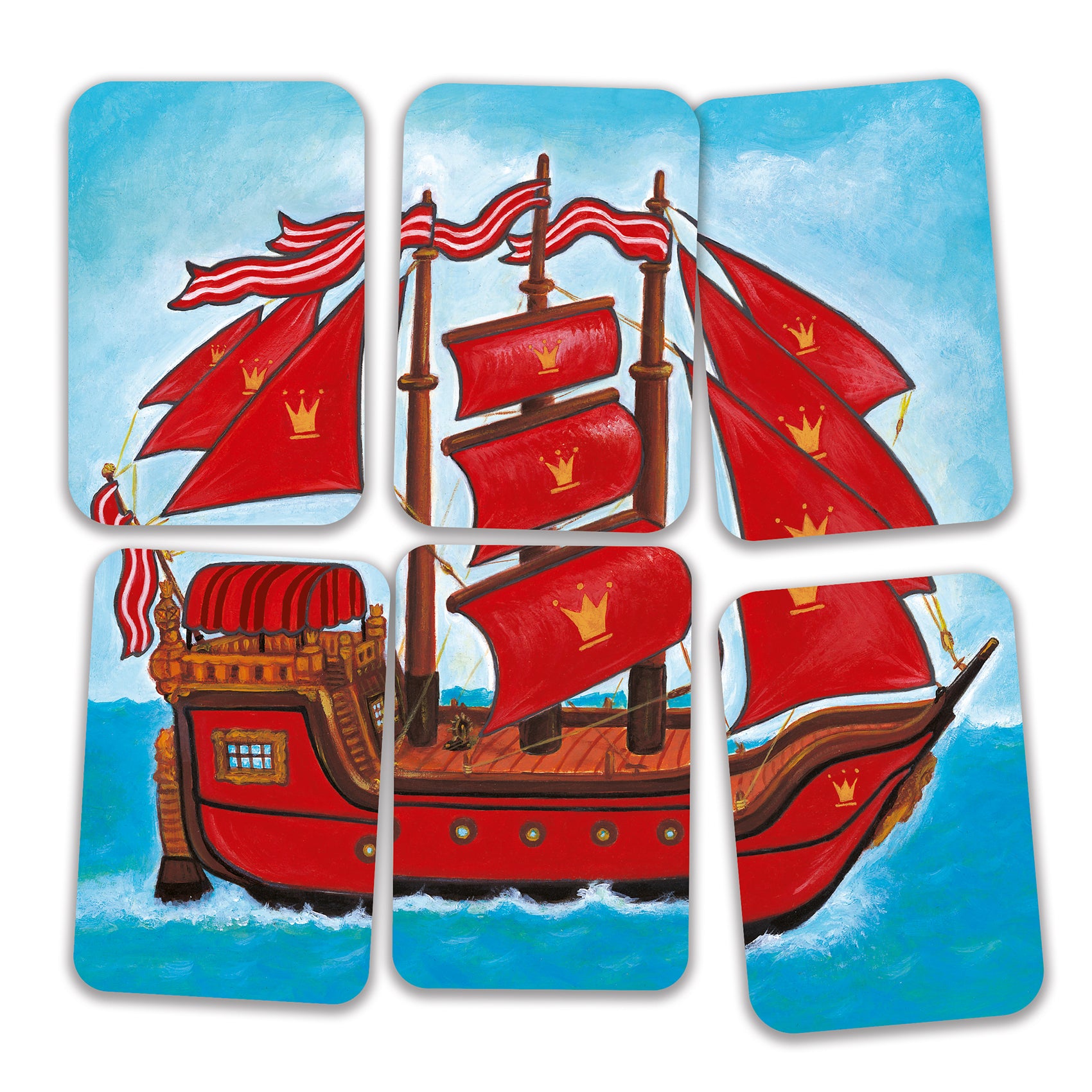 Djeco Piratatak Strategy Card Game