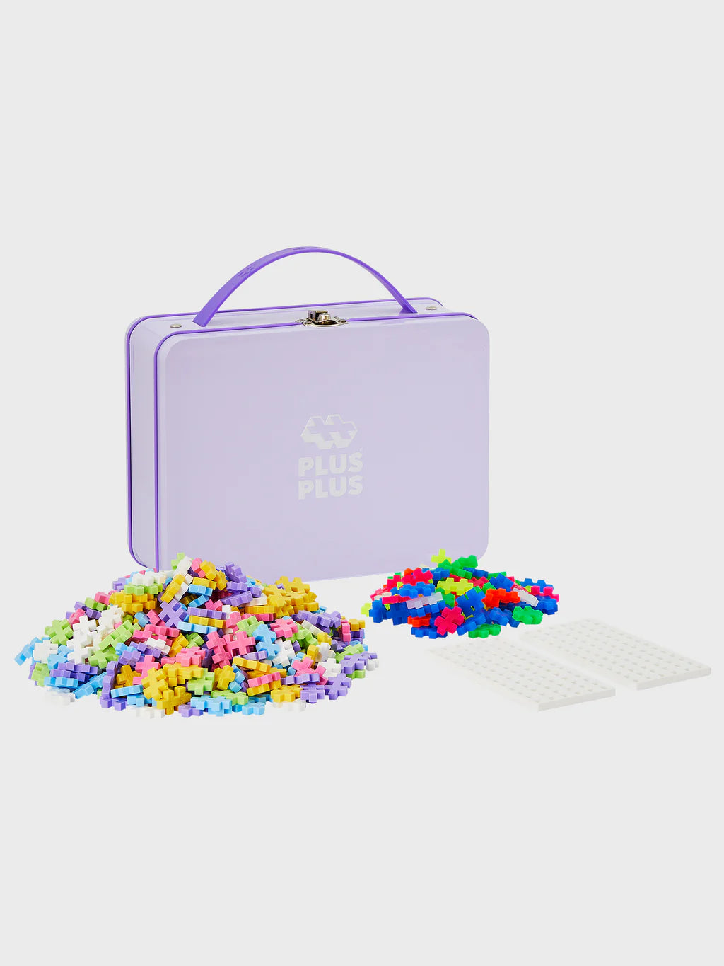 Plus Plus Suitcase Metal Pastel