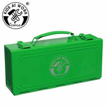 Kids At Work toolbox Metal Green