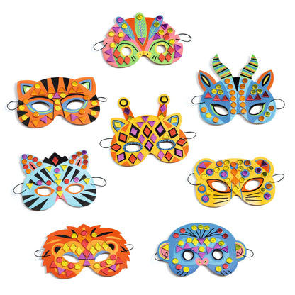 Djeco DIY Jungle Animals Mosaics & Stickers