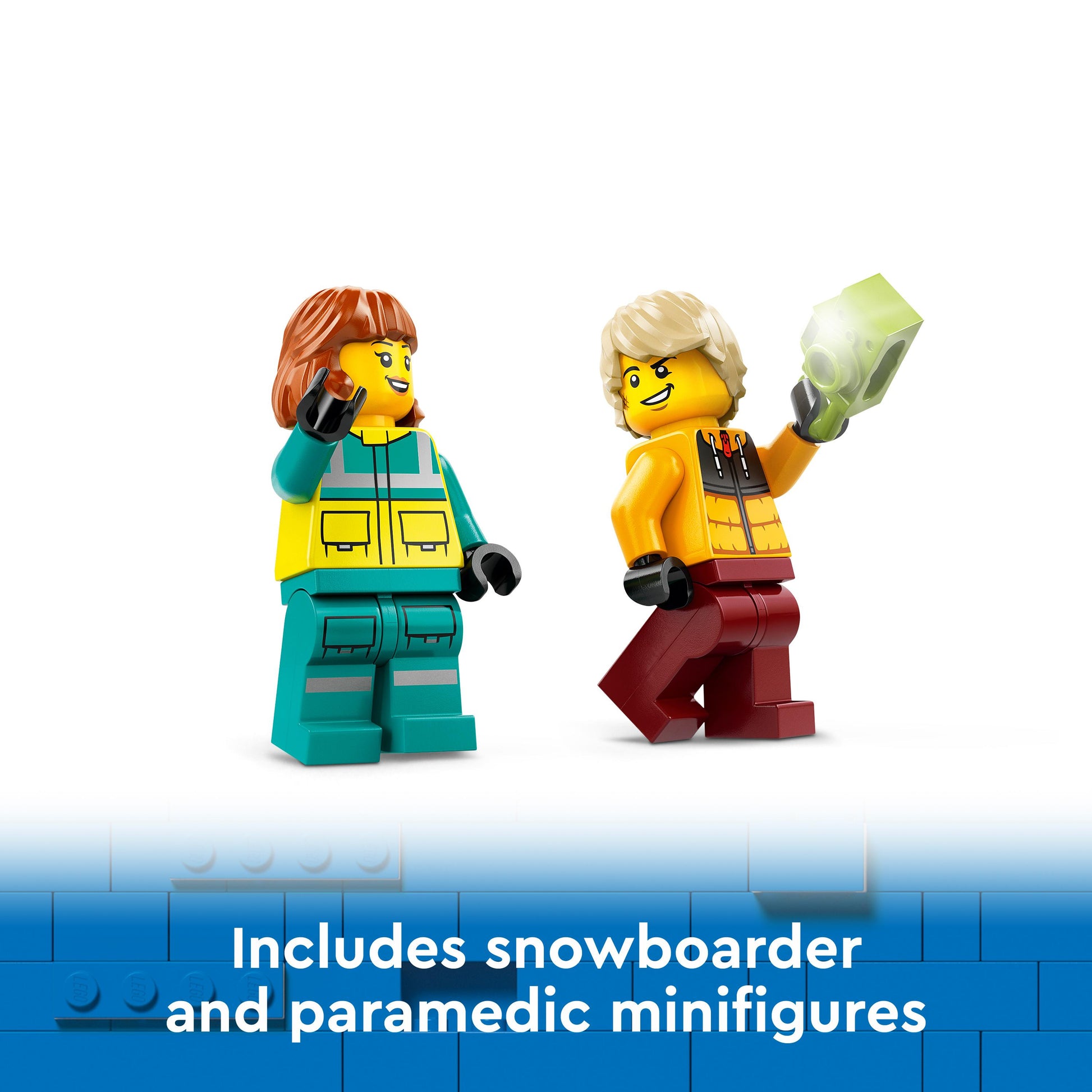 Lego City 60403 Emergency Ambulance and Snowboarder