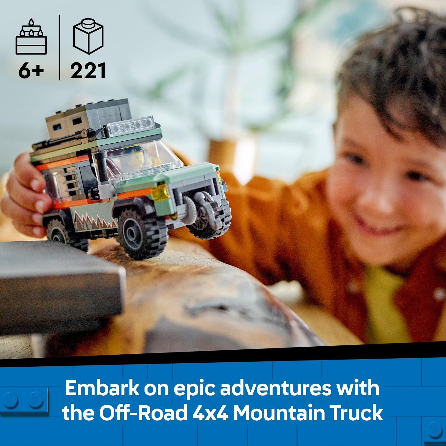 Lego City Great Vehicles 60447 Off-Road 4x4 Mountain Truck