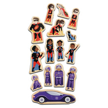 Yellow Door Superhero Wooden Characters