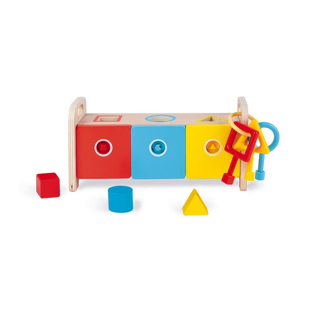 Janod Shape Sorter Box with Keys