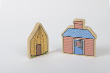 Yellow Door The Three Little Pigs Wooden Characters