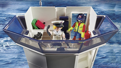 Playmobil 70769 Cargo Ship with Boat