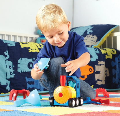 Learning Resources 1-2-3 Build It!™ Rocket-Train-Helicopter