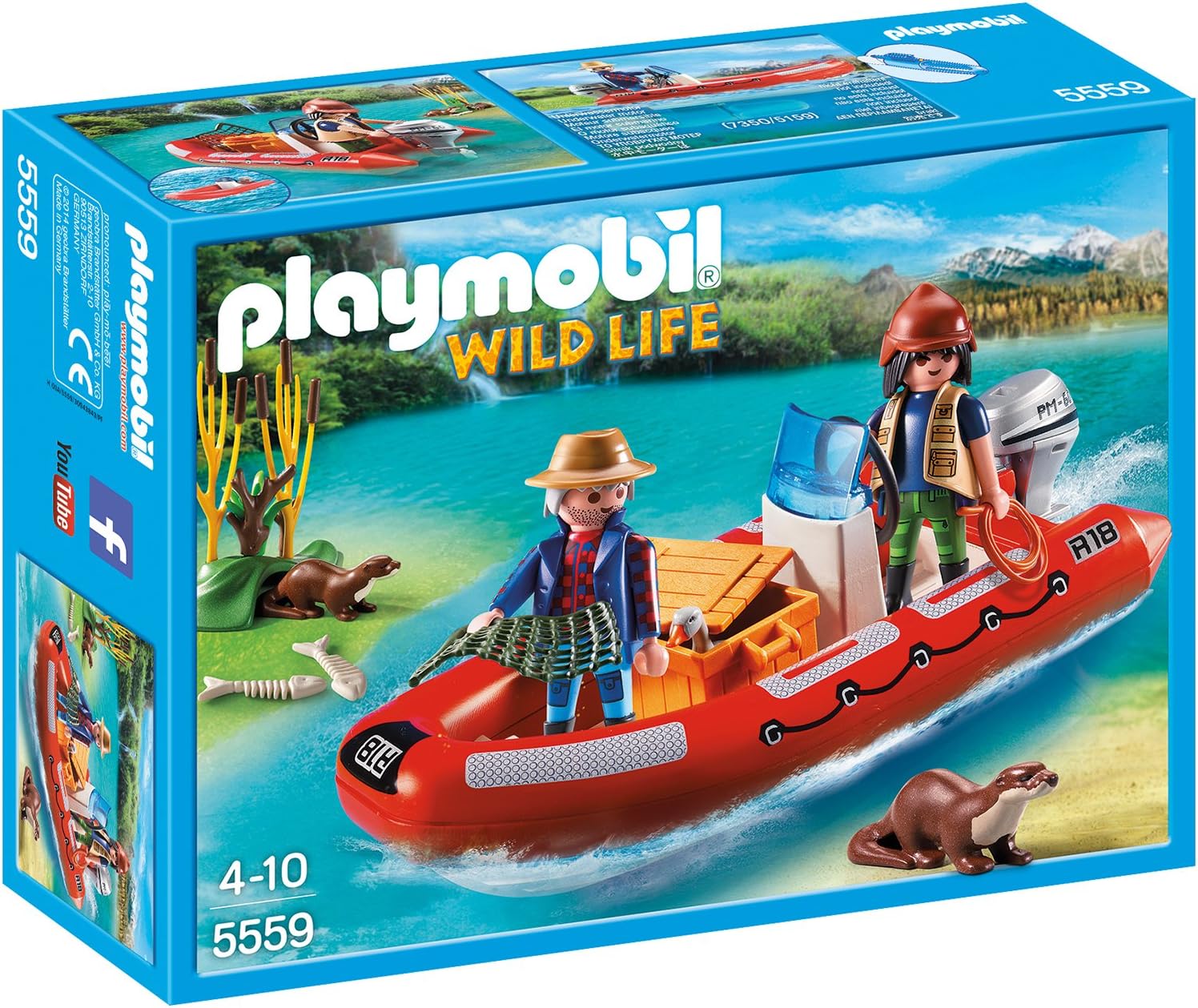 Playmobil 5559 Wild Life Floating Inflatable Boat