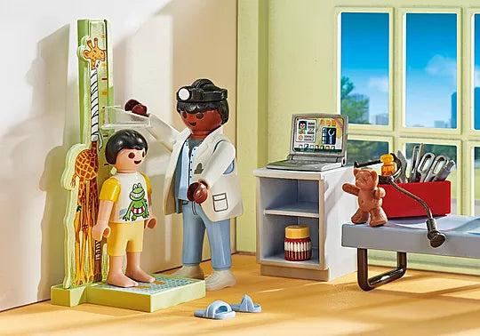Playmobil 71619 Action Heroes: Paediatrician and Patient with Teddy Bear