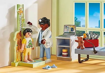 Playmobil 71619 Action Heroes: Paediatrician and Patient with Teddy Bear