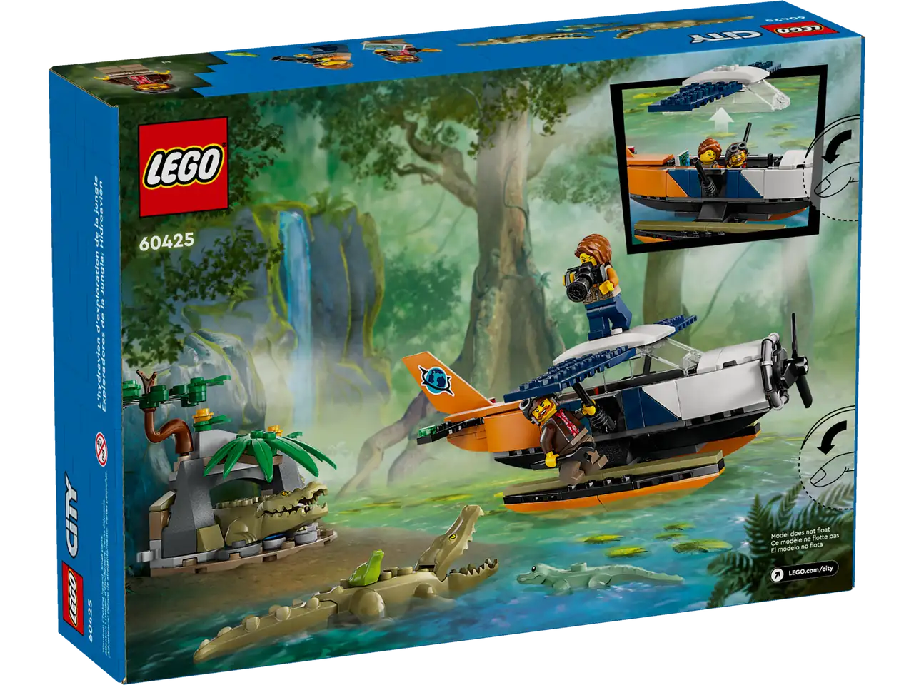 Lego City 60425 Jungle Explorer Water Plane (D)