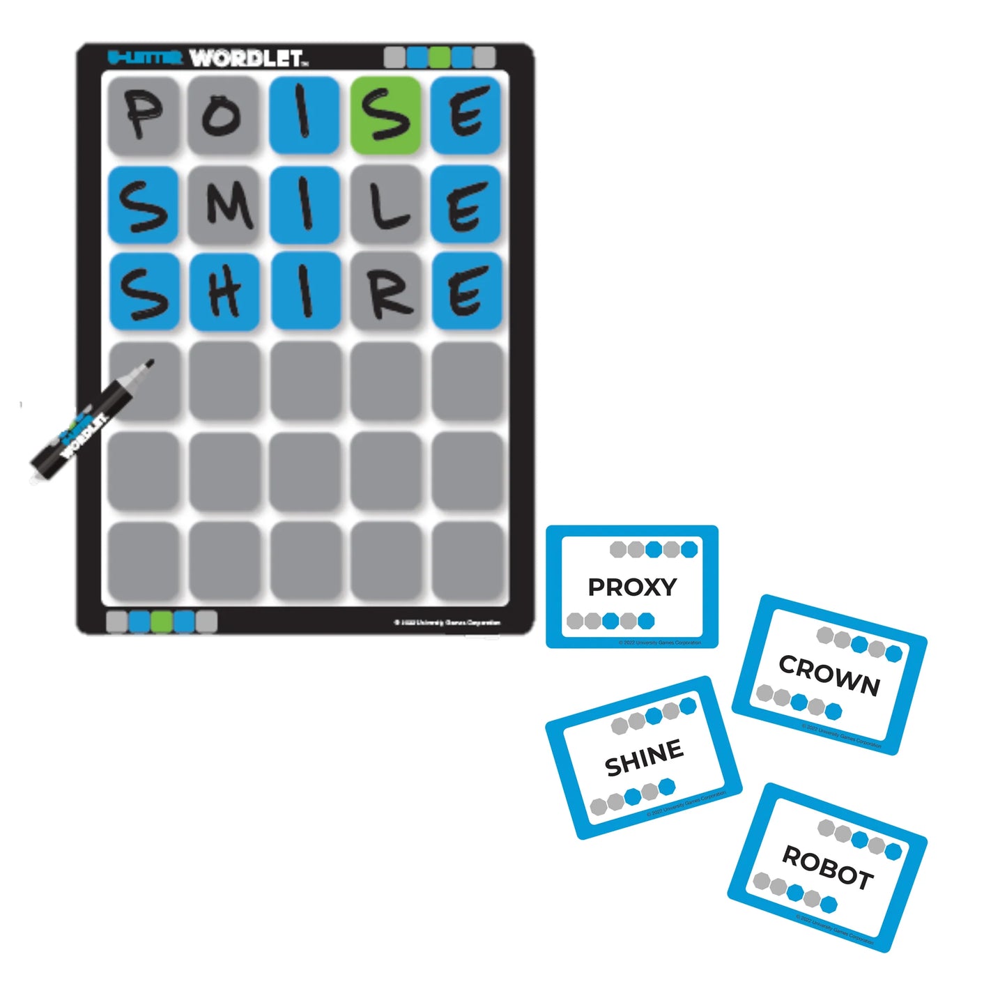 University Games 5 Letter Wordlet