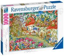 Ravensburger Floral Mushroom Houses, 1000pc
