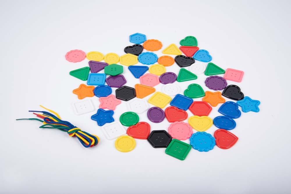 EDX Education Large Buttons Jar & 4 Laces