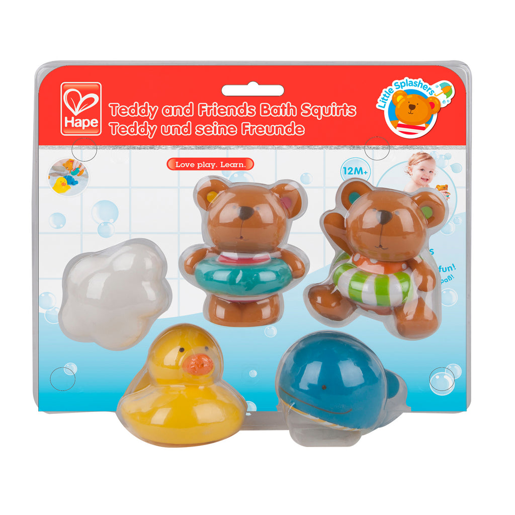 Hape Teddy and Friends Bath Squirts