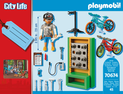 Playmobil 70674 Bike Workshop Gift Set