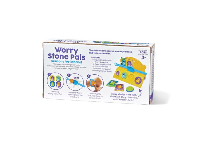 Learning Resources hand2mind Worry Stone Pals (Sensory Wristband)