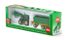 Siku 1:87 John Deere Tractor W/Loader & Trailer