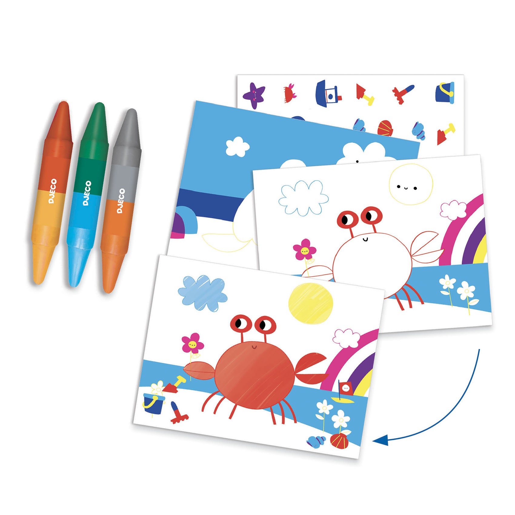 Djeco Seaside Delights Multi Activity Kit