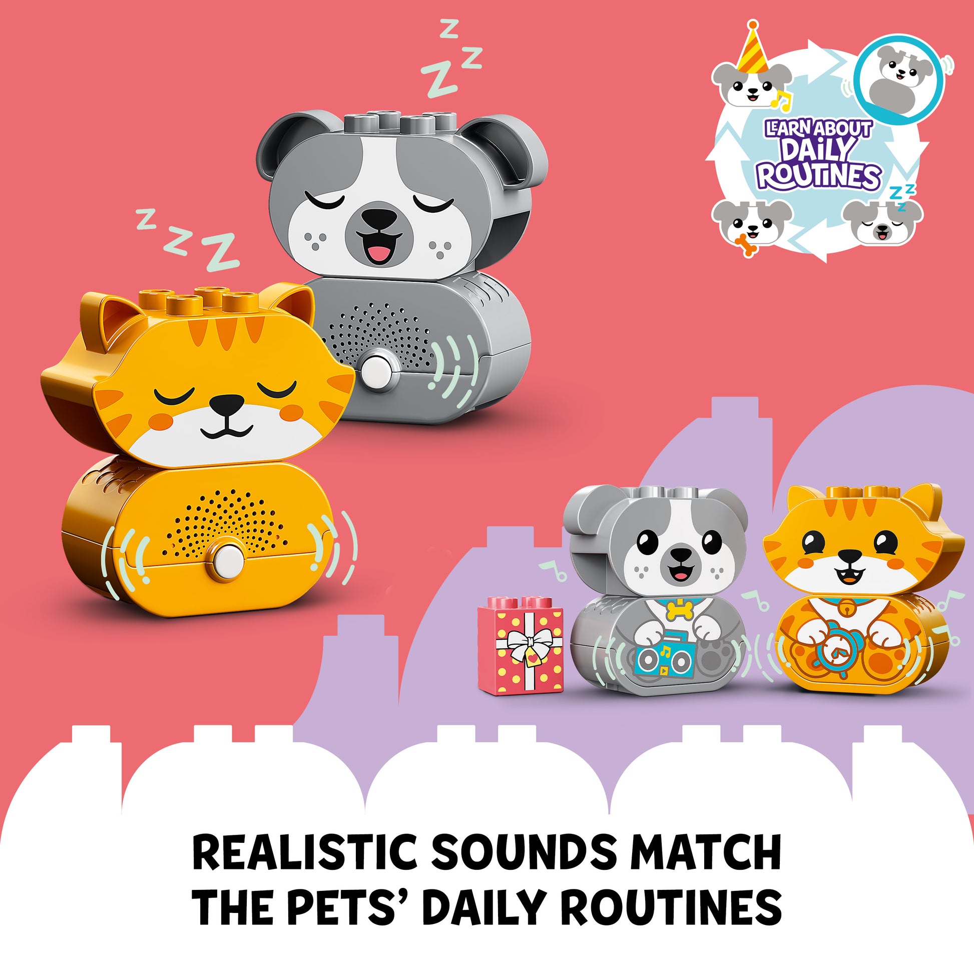 Lego DUPLO 10977 My First Puppy & Kitten With Sounds