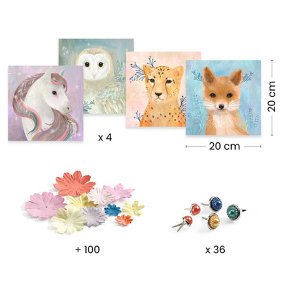 Djeco Floral Wreaths Paper Creations
