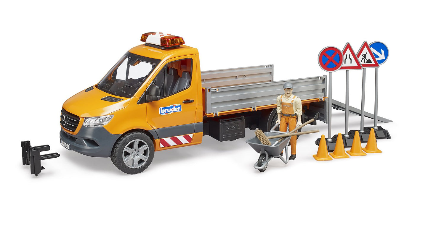 Bruder Mb Sprinter Municipial W/Driver Light & Sound