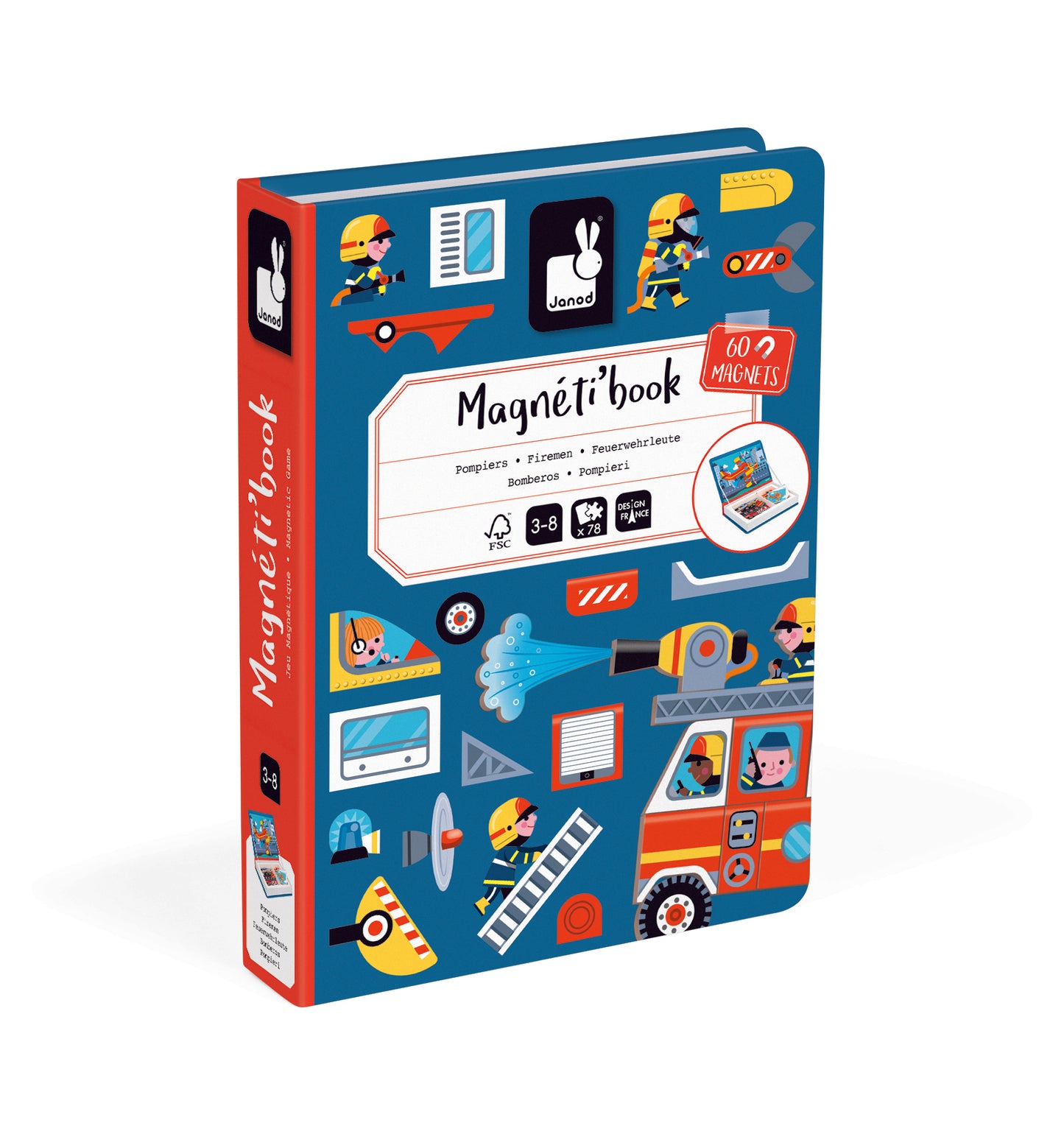 Janod Magneti'Book Firefighter