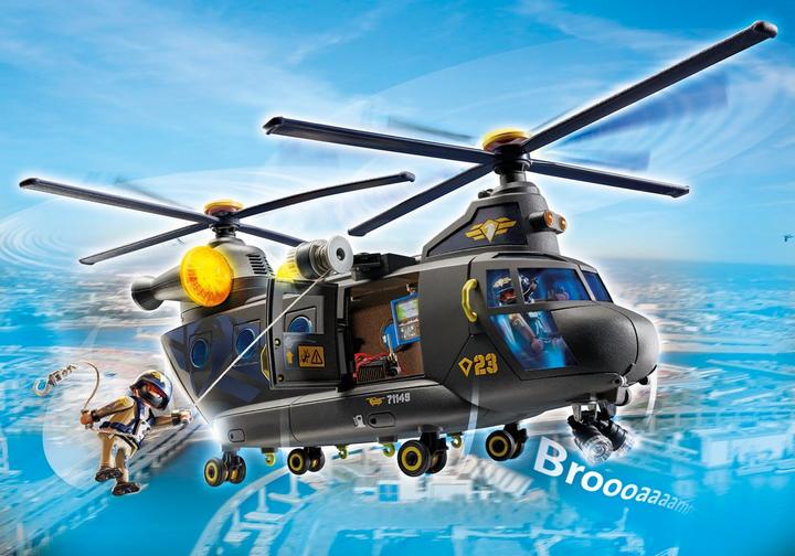 Playmobil 71149 Tactical Police Twin-Prop Helicopter