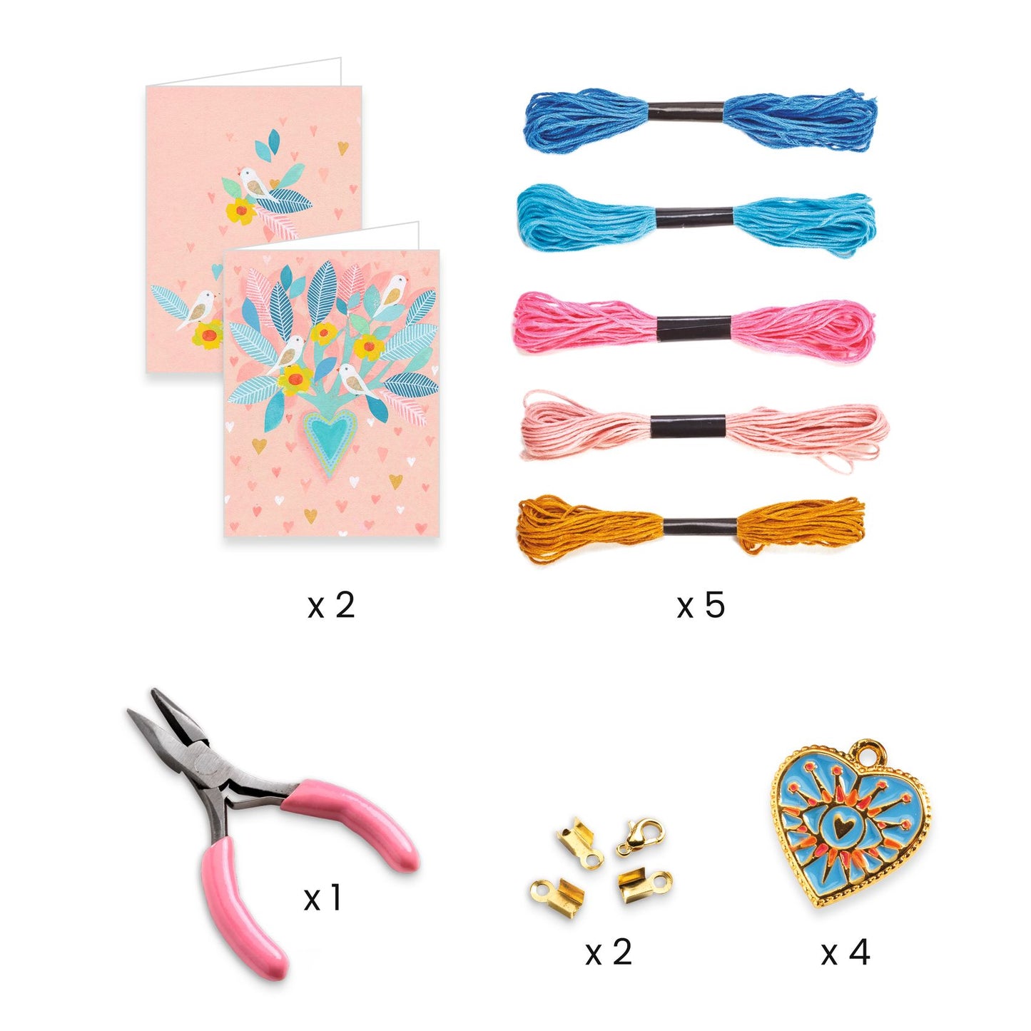 Djeco Friendships And Hearts Beads & Jewellery
