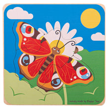 BigJigs Lifecycle Layer Puzzle - Butterfly