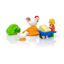 Playmobil 6965 1.2.3. Farmer With Rooster and Chicken