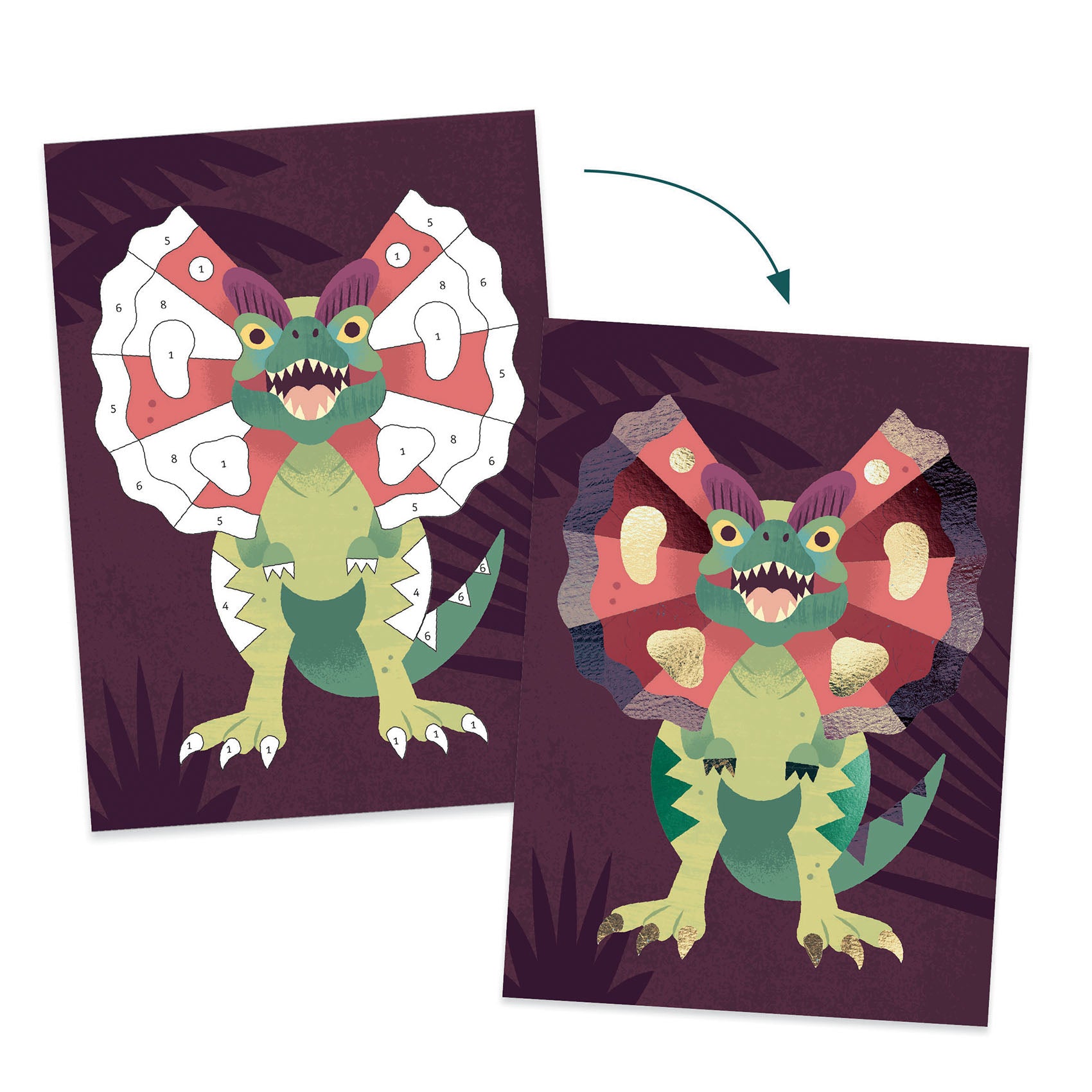 Djeco Foil Pictures Jurassic (F)
