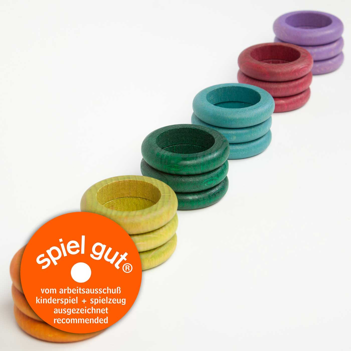 Grapat 18 X Rings (6 Non Basic Colours)