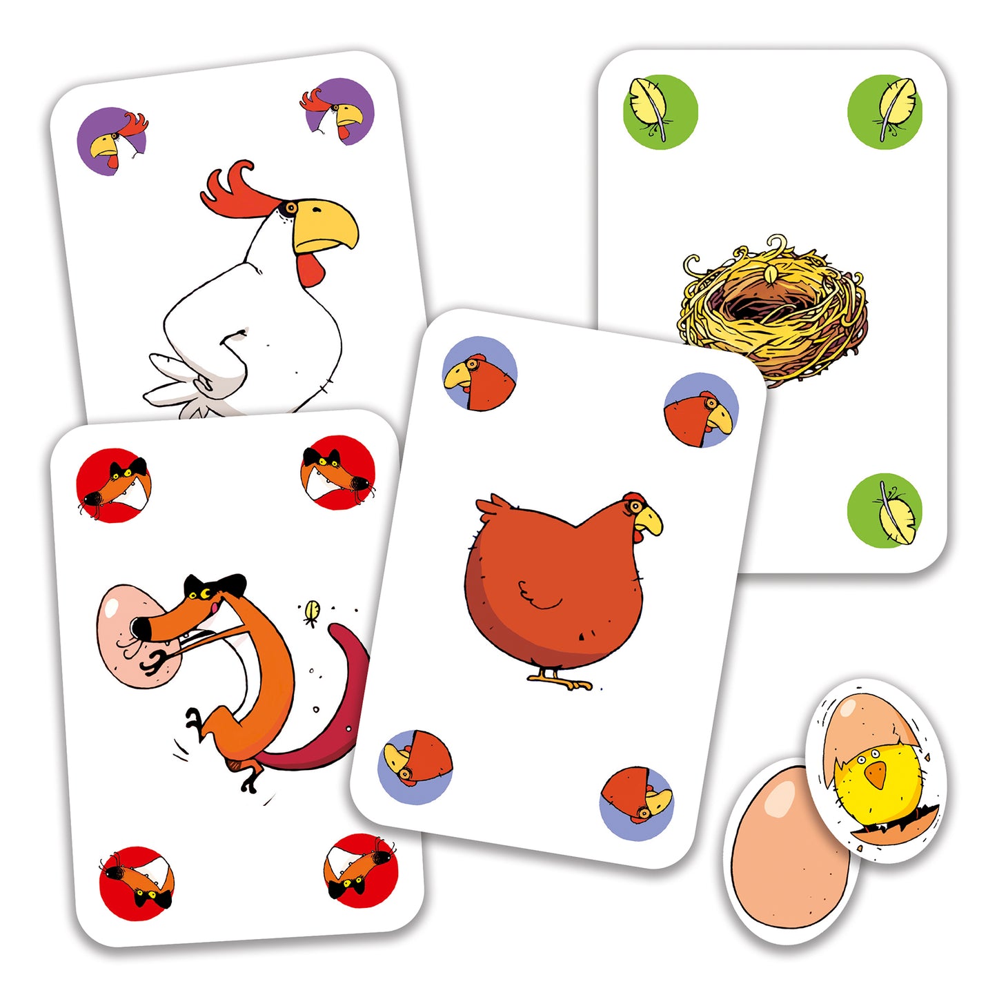 Djeco Piou Piou Strategy Card Game